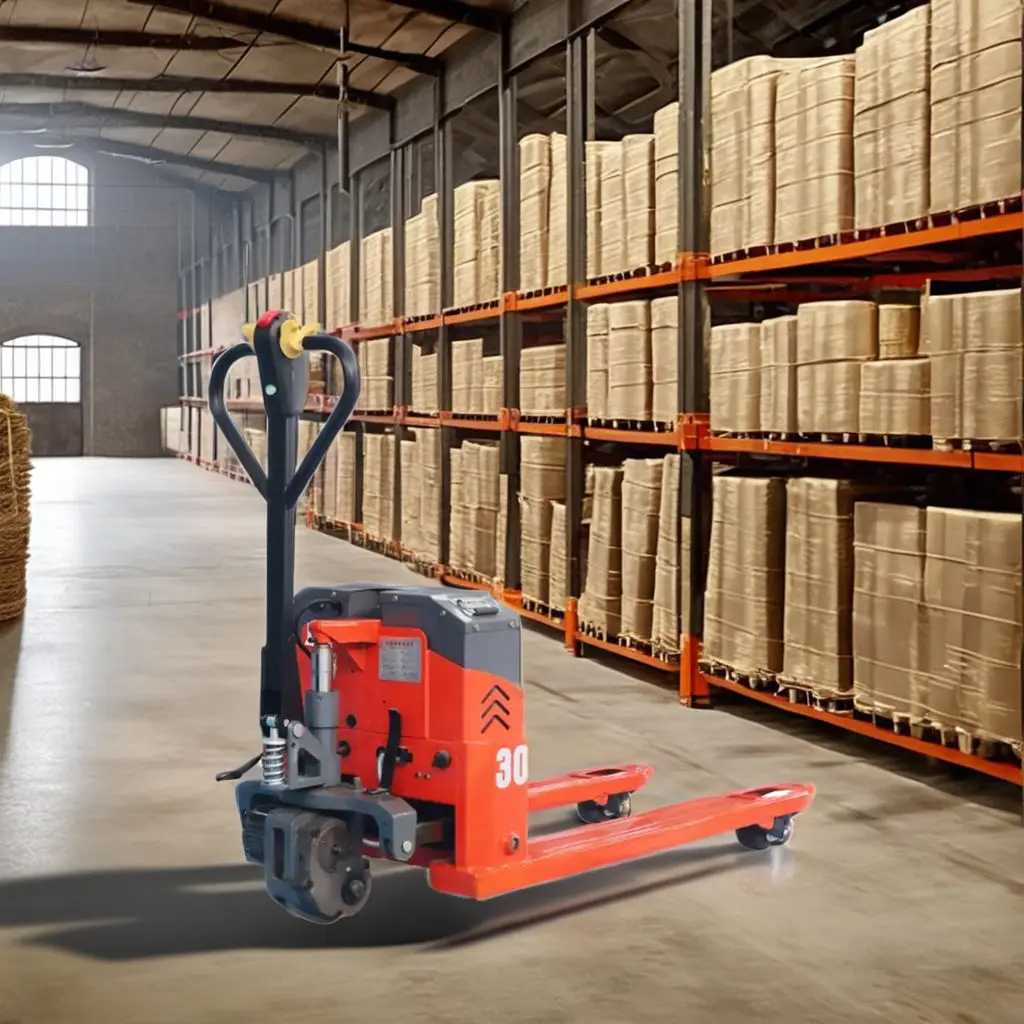 Factory price direct sales all-terrain 1.5T 2t electric pallet truck suitable for construction site agriculture and farms