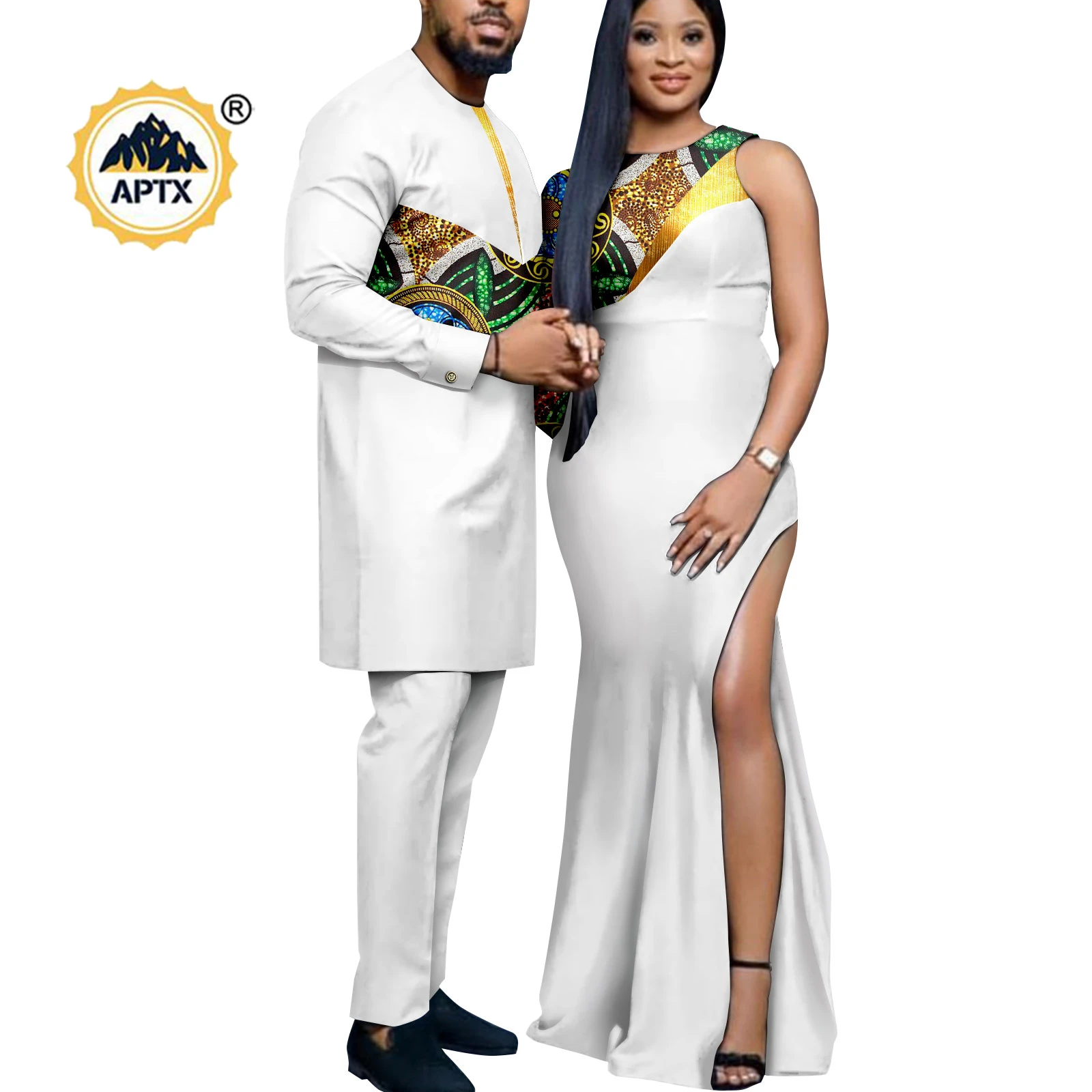 couples-africains-femmes-patchwork-imprime-cire-coton-mode-robe-chaude-et-hommes-2-pieces-chemise-et-pantalon-ensembles-y22c069