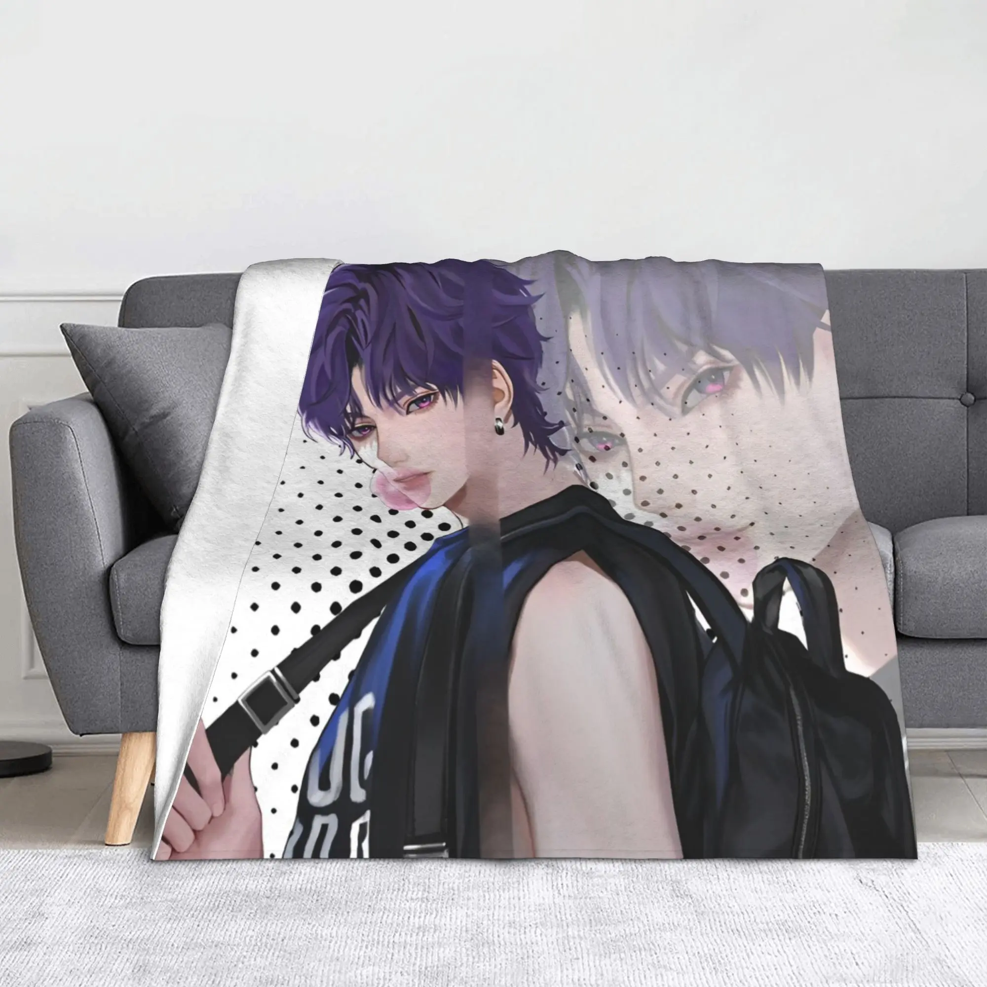 

Одеяло «Любовь и глубокое пространство», игровое нечеткие потрясающее теплое одеяло для постельного белья, гостиной, весна-осень