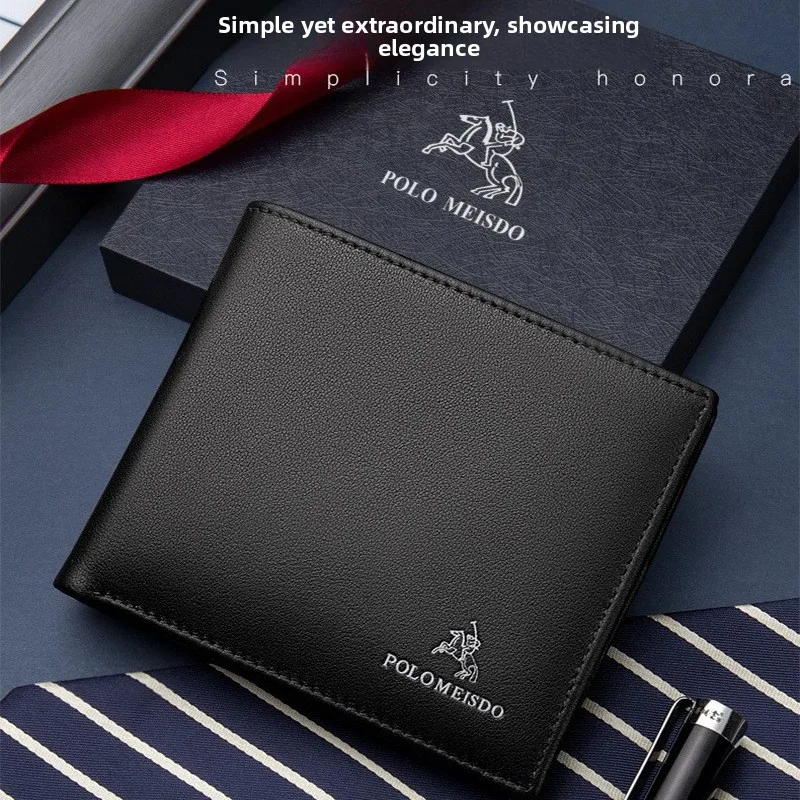 luxury-business-short-wallet-men's-genuine-leather-meisdo-first-layer-cowhide-functional-wallet-for-youth