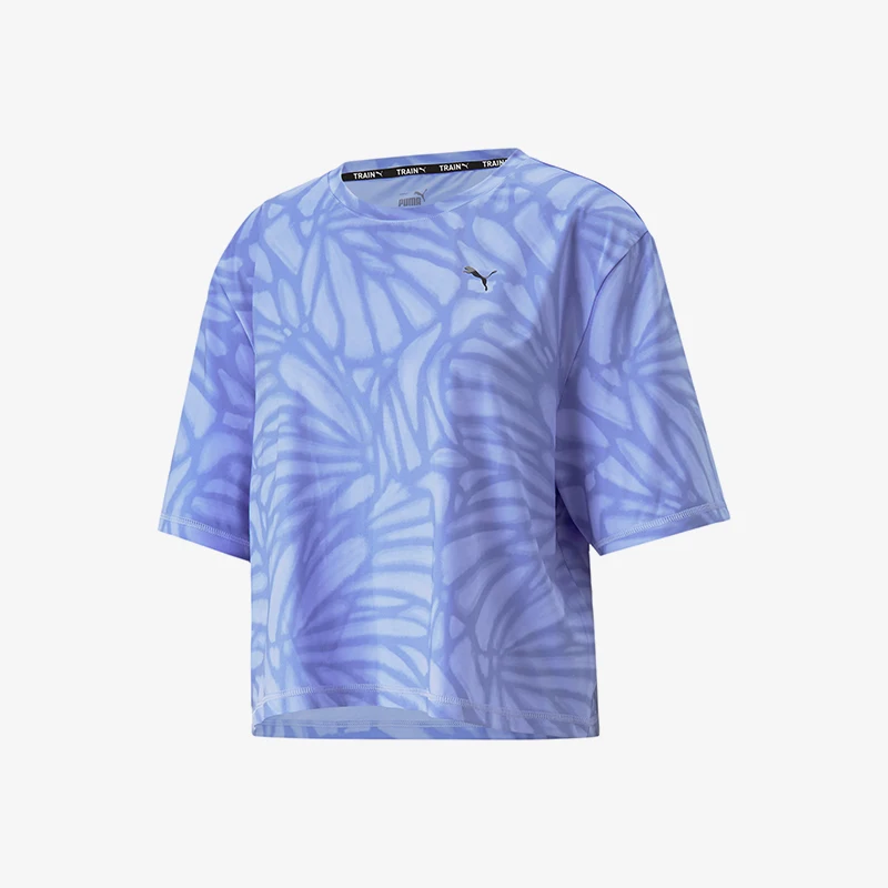 Puma genuine summer new women's loose round neck sports casual short sleeved shirt 523215-28