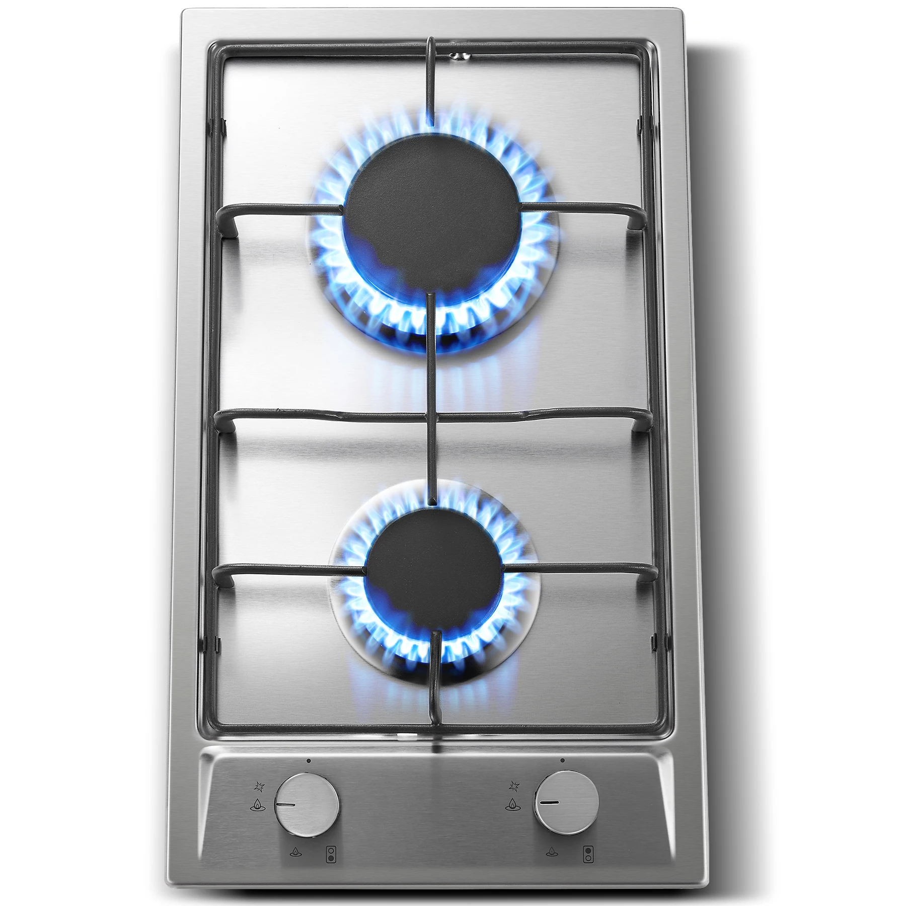 TopStrong Kitchen Appliance Store TopStrong 2/4/5 Brenner 4200W Edelstahl Einbau-Gasherd mit Automatischem Flammenschutz für Erdgas/Propan, Leicht zu