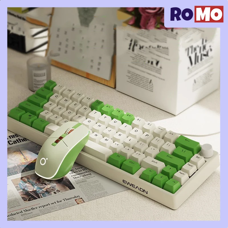 teclado mecanico do jogo conexao do tipo c botao multifuncional n chave teclado do escritorio 65 chaves ewen c65 01