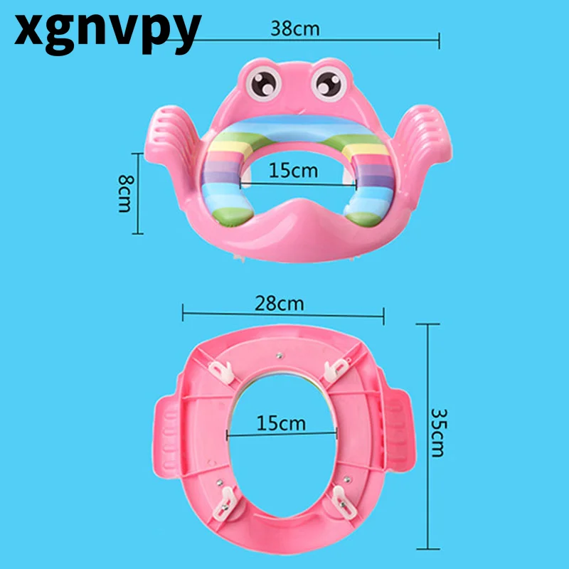 Xgnvpy-Assento Potty Seguro para Crianças com Apoio de Braço, Baby WC, Treinamento Infantil, Ao Ar Livre, Viagem, Almofada