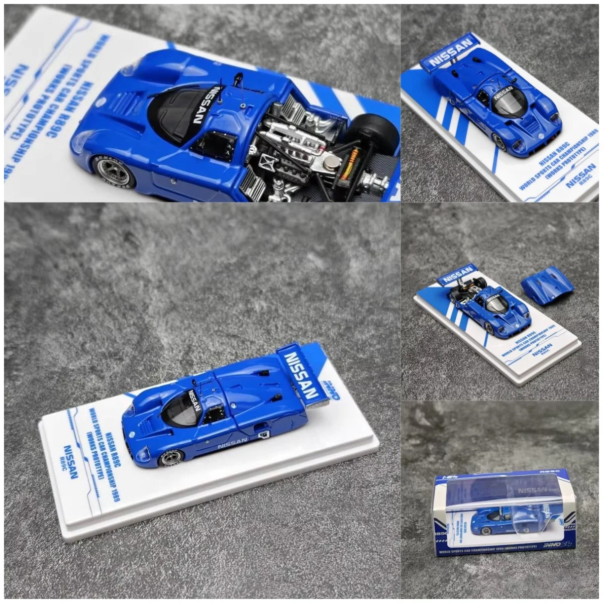 

INNO Diecast 1/64 Scale R89C Blue Rear Cover with Openable Alloy Car Model