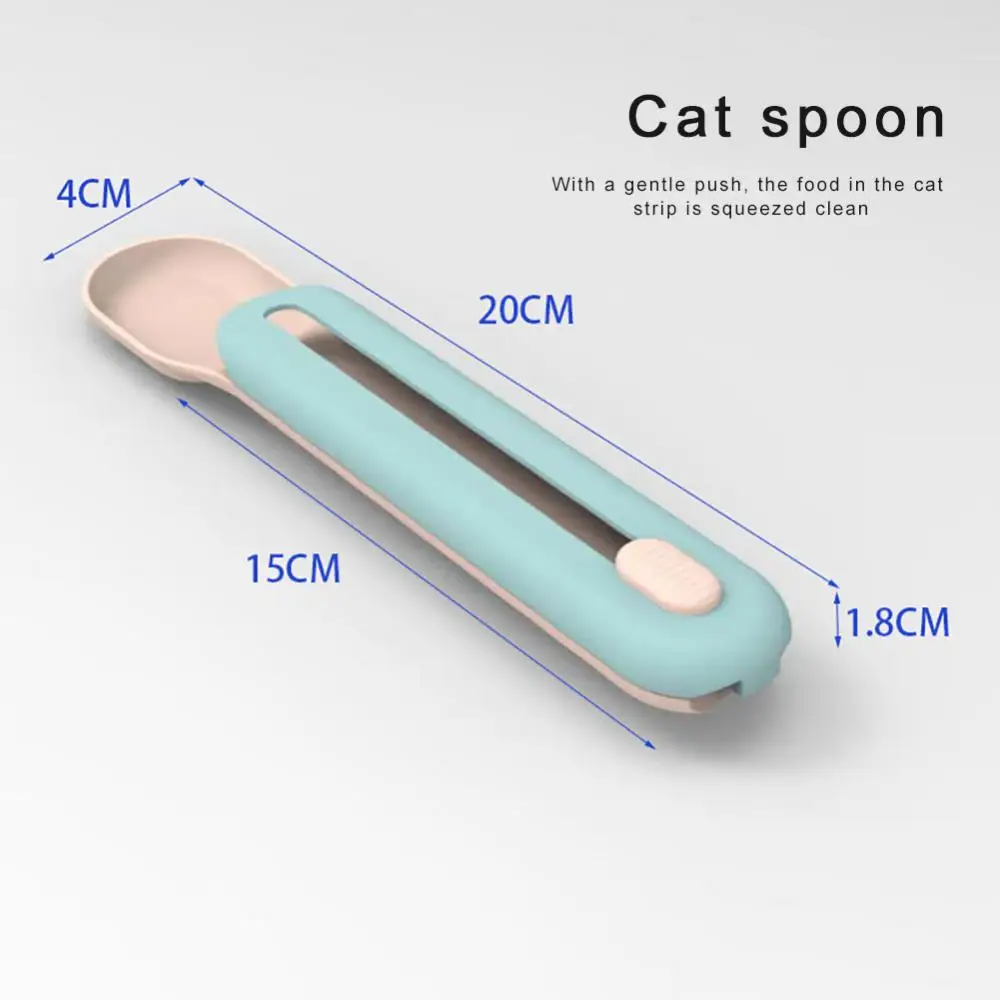 Vloeibare Snack Puinhoop-Vrij Geschikt Voor Alle Katten Gezonde Huisdiervoeder Dispenser Innovatieve Huisdiervoeding Oplossing Huisdier Lepel Tijdbesparend