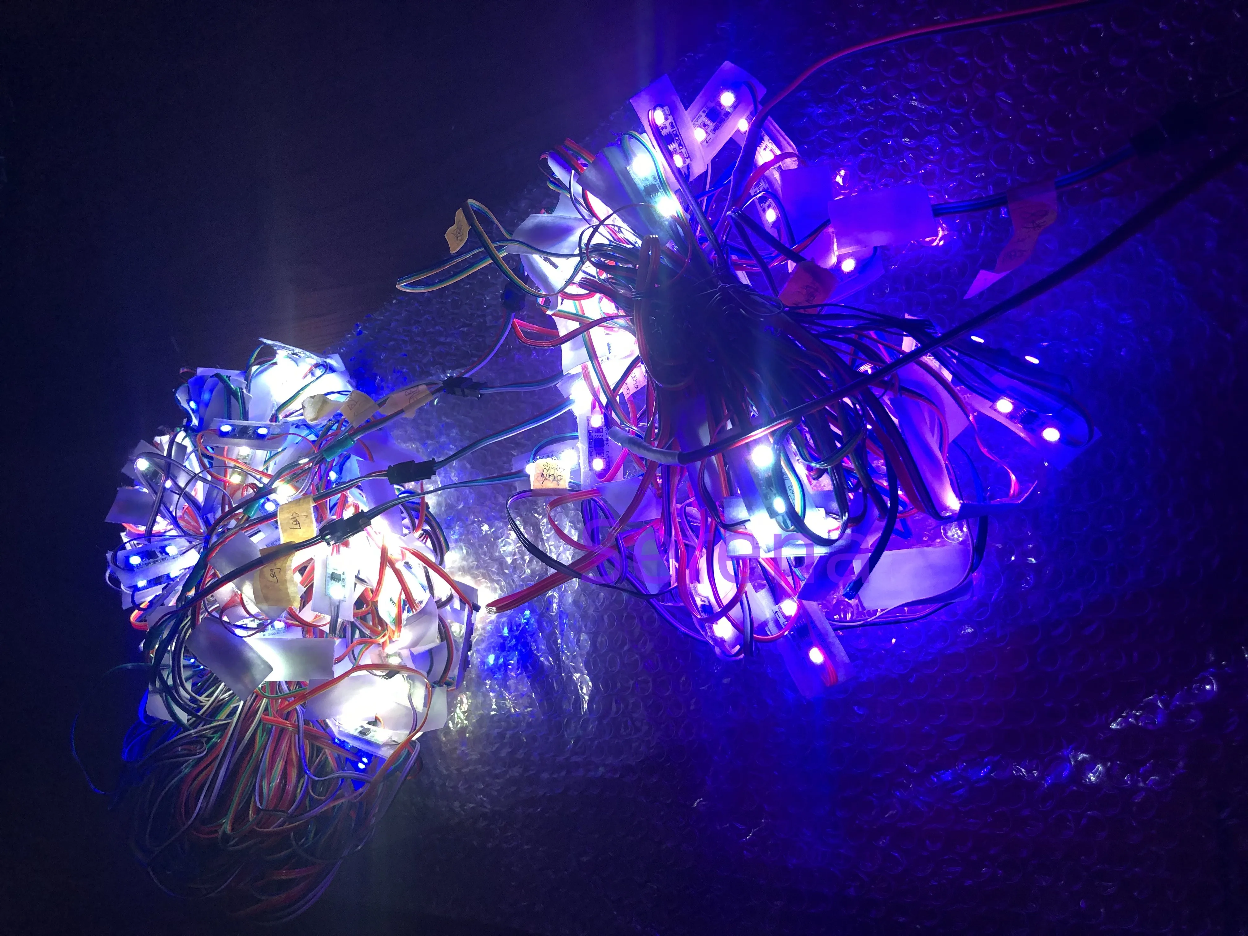 LED lights for 18m octopus kite in high brightness with battery box not including flying kite