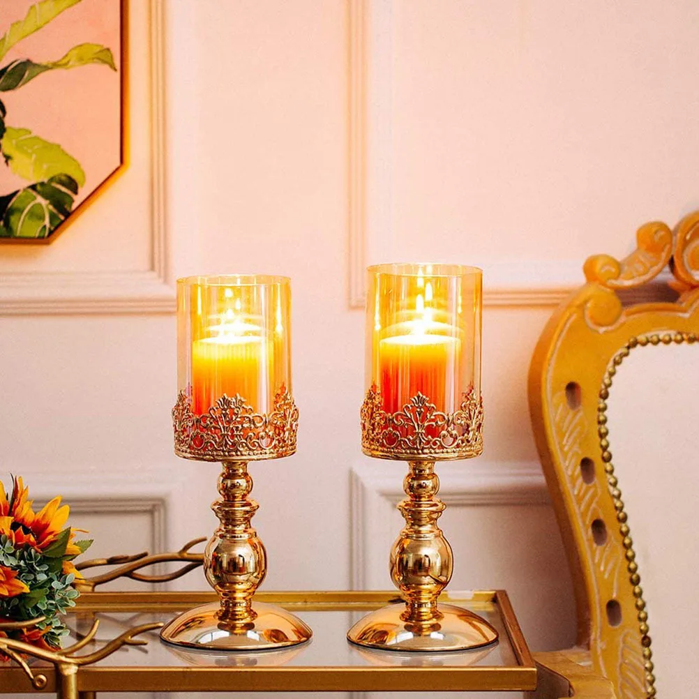 เชิงเทียนเหล็กศิลปะสไตล์ยุโรปสำหรับงานแต่งงาน งานฉลองครบรอบ งานปาร์ตี้ ตกแต่งบ้าน