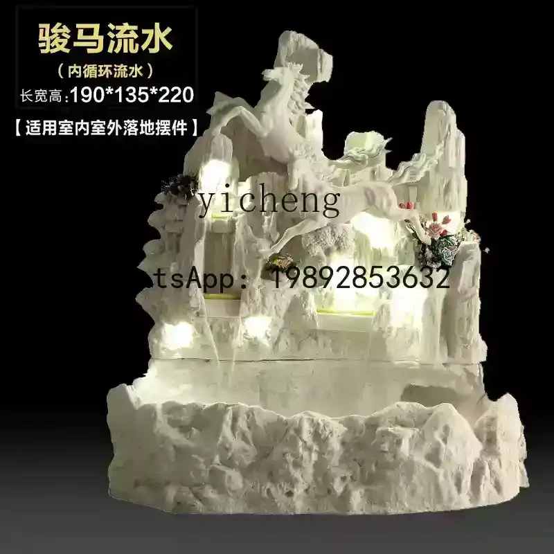 CF  Flowing Water Fountain Outdoor Courtyard Hotel Fountain Garden Landscape Decoration Ornament Landscape