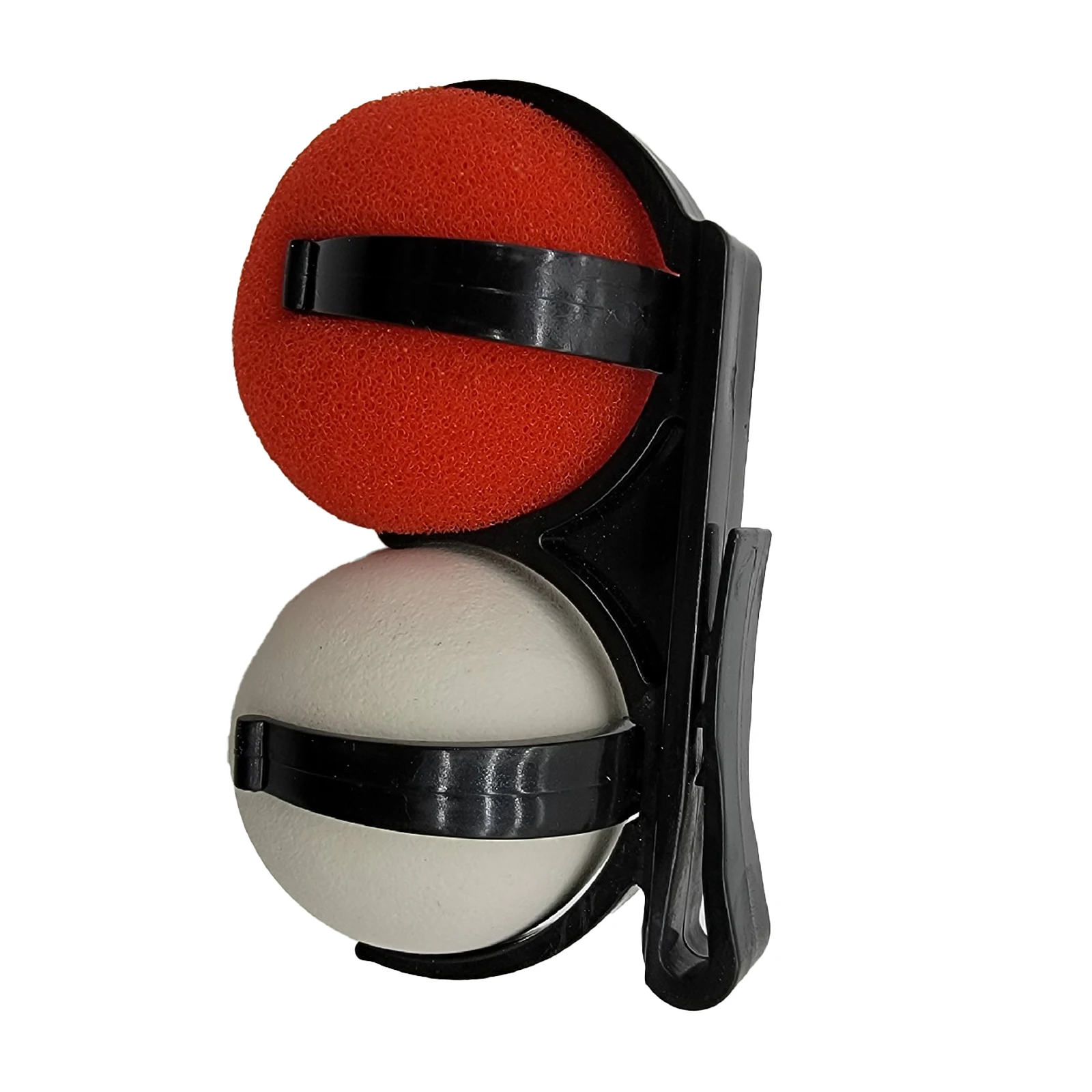 Soporte de bola profesional, 2 capacidades de bola que desaparecen/productos, truco de primer plano, accesorios de ilusión de pañuelo de seda mágica para escenario