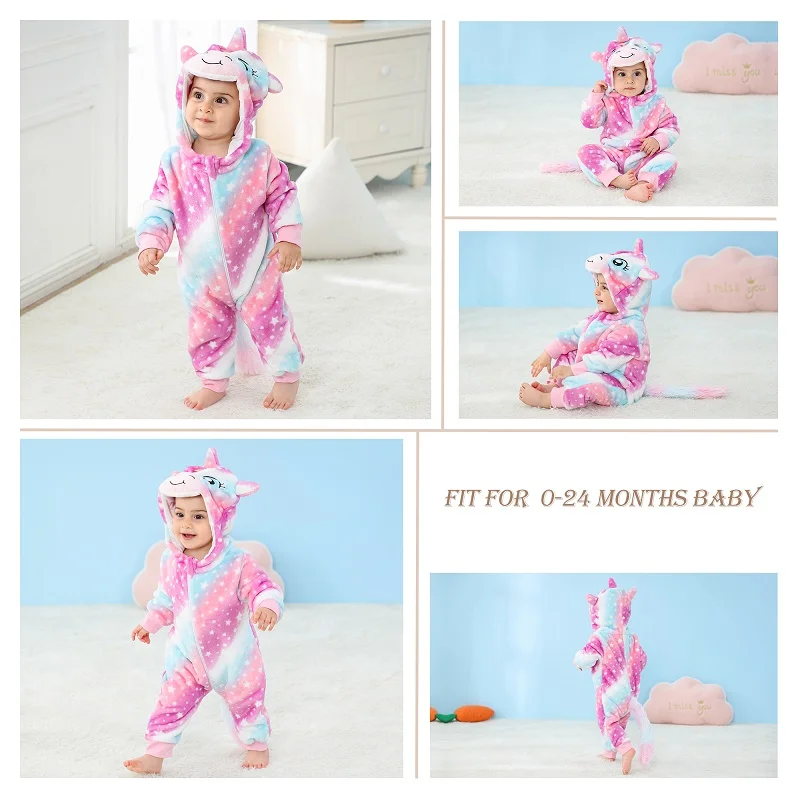MICHLEY Weihnachten Elch Baby Strampler Winter Mit Kapuze Flanell Kleinkind Kleinkind Kleidung Insgesamt Bodys Overall Kostüm Für Kinder – Detail 35