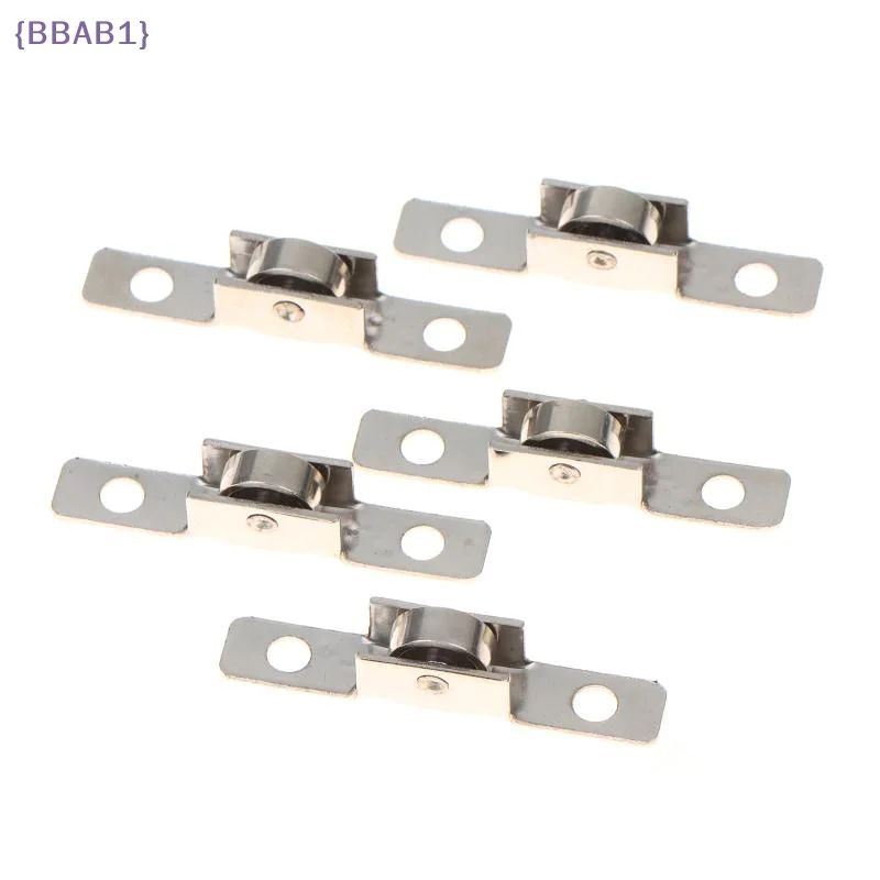 【AB1】10Pcs Sliding Door Rollers Durable Metal Pulley Wheel For Cabinet Barn Kitchen Bathroom Replacement Accessories{H}