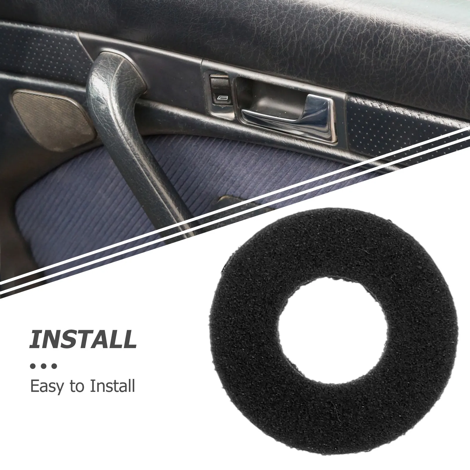 100Pcs Universal Car Door Panel Buckle Pads High-Density Sponge Noise Reduction Shock Absorbing Interior Panel Screw Cushion