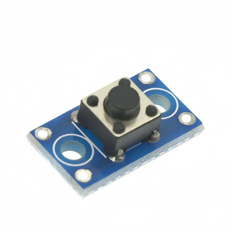 10 Stück 6x6mm Taktile Drucktastenschalter-Module mit Stiften für Arduino Raspberry Pi DIY PCB – Detail 1