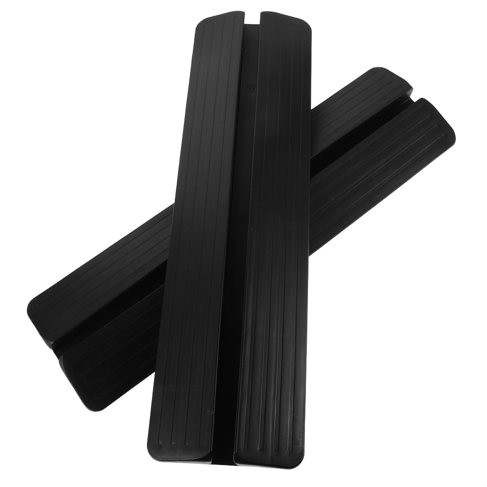 

2 шт. рампа для детских ворот, черная пластиковая дверная рампа, лестничные ворота для домашних животных, защитные ограждения, педаль для защиты от ударов, домашняя кошка, собака