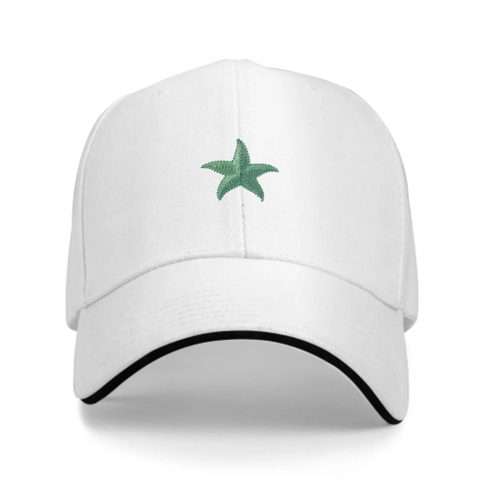 Adjustable Fashion Wild Caps Starfish Print Washed Sandwich Caps Sports Outdoor Baseball Hat