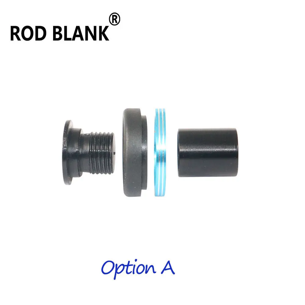 Adjustable Fishing Rod Bottom Cap Metal Repairing Handle Accessory For Custom Pole Maintenance Lightweight Aluminum Plug