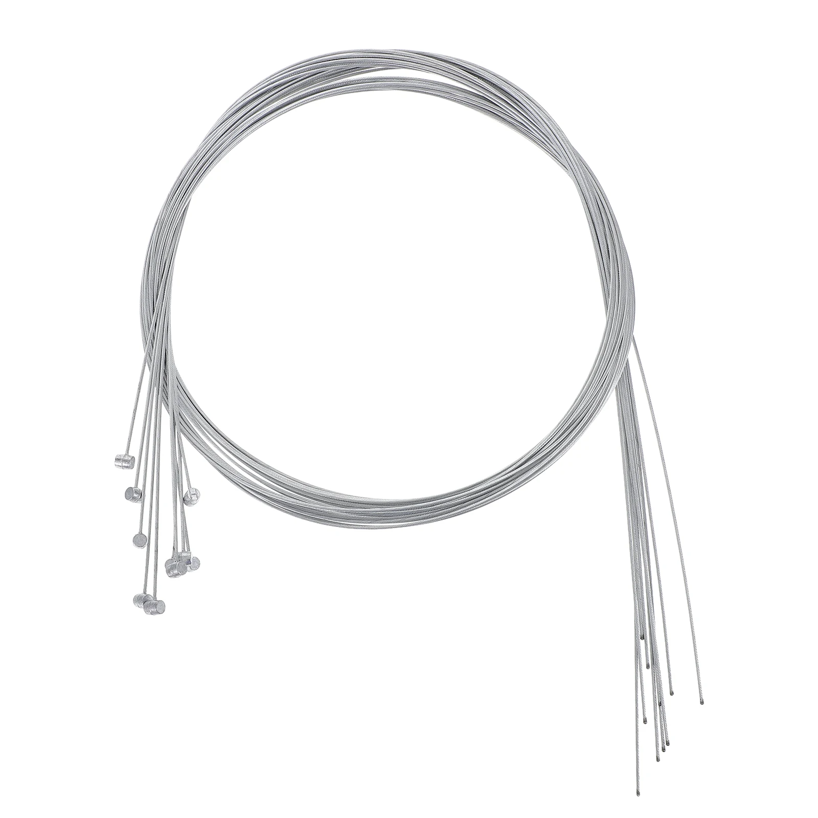 

Bike Brake Cables 175cm Steel Core Silver Color Adjustable Length for Bicycles Brake Wires Inner Wire Components