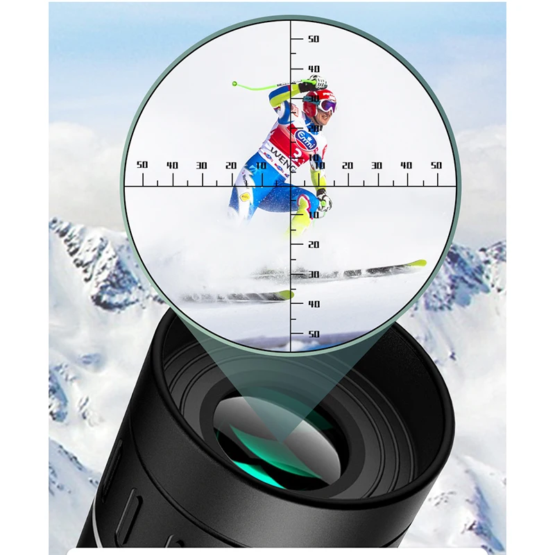 12x22 HD أحادي تلسكوب صغير محمول الهاتف المحمول تلسكوب مع حامل التخييم في الهواء الطلق الصيد مراقبة الطيور التلسكوبات