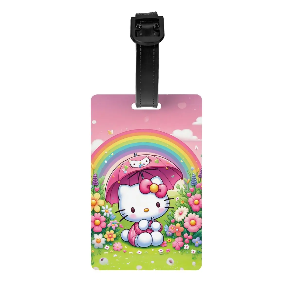 

Милый мультяшный кот Hello Kitty, багажная бирка, чемодан, конфиденциальная обложка, идентификационная этикетка