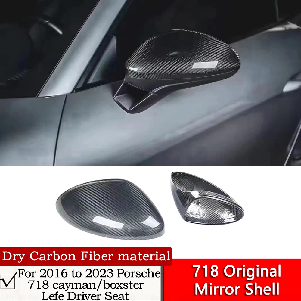 

718 Original Mirror Shell For 2016 to 2023 Porsche cayman/boxster Lefe Driver Seat 718/982 Replacement Rearview Mirror Cover