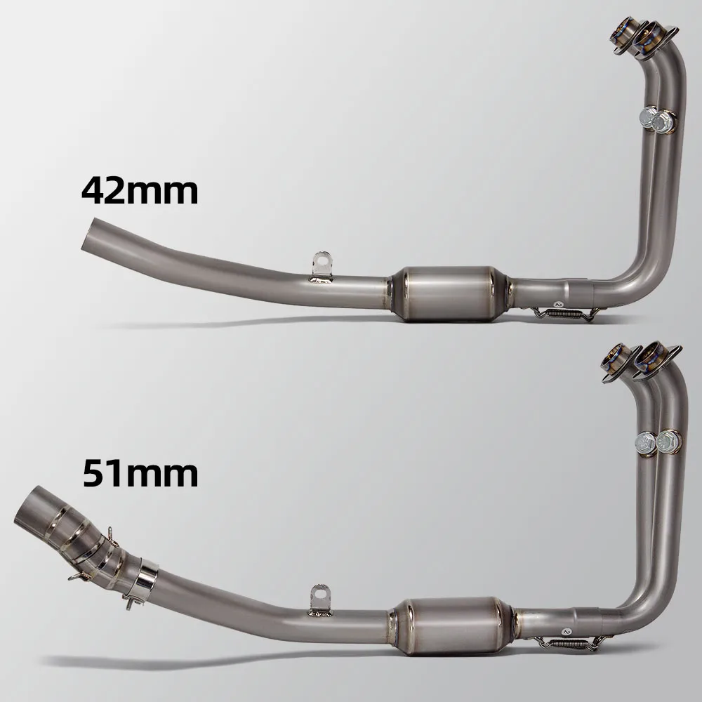 Motorcycle Exhaust Manifold Kit Racing Escape Headers Line Pipe For CFMOTO 450SR 450SS 450NK 450 SR/SS/NK 2022-2026