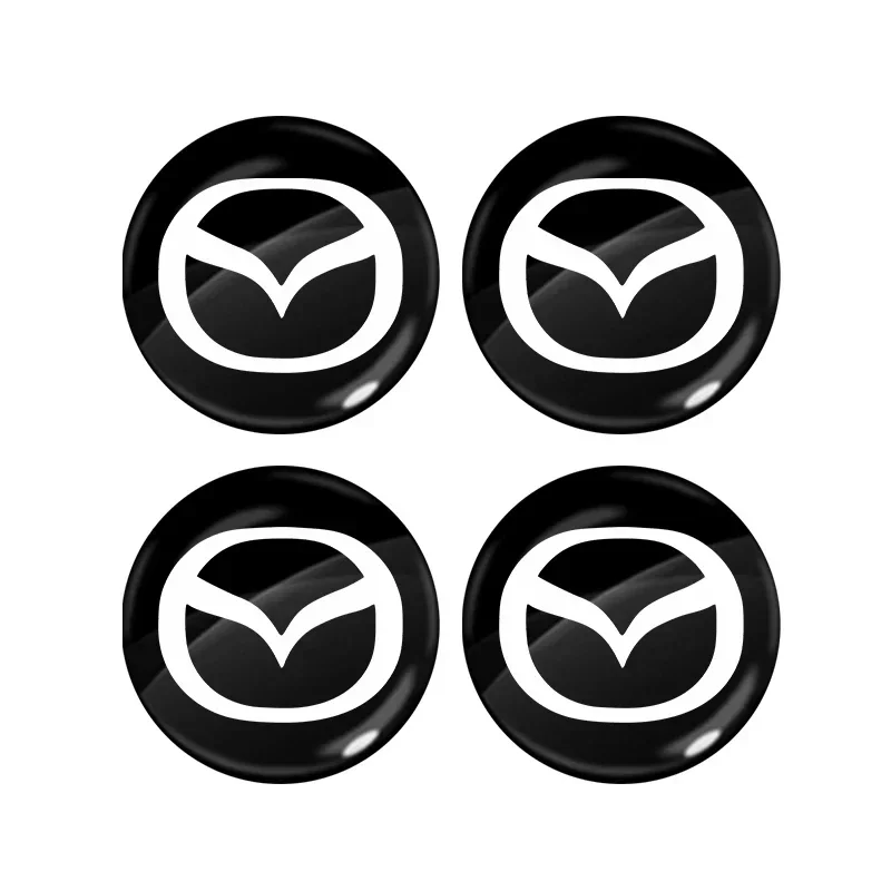 Car Lock Keyhole Stickers Door Lock Protect Car 3D Stickers For Mazda 2 3 6 CX-3 CX-5 CX-8 MX-30 MX-5 BT-50 ATENZA ATENZA R360