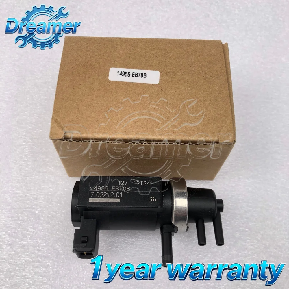 14956-EB70B New Turbo Pressure Solenoid 14956EB70B For Nissan Navara D40 Pathfinder R51 2.5 14956-EB300 14956EB70A