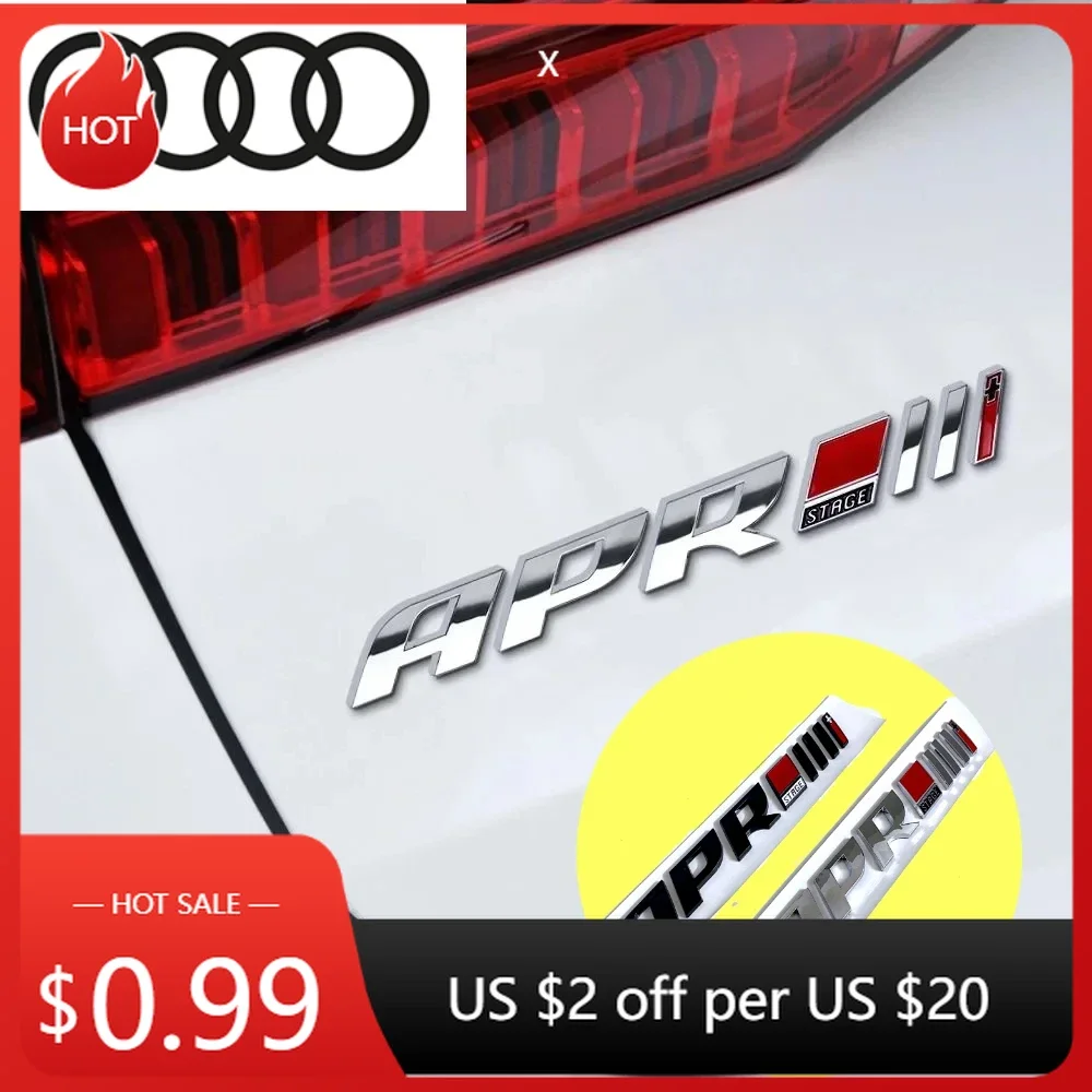 2025 1 шт. для Audi SLine A5 A1 A7 Q3 TT S3 C6 C5 B5 A3 8P 8V B6 8L Q2 S4 Автоаксессуары ABS Авто APR STAGE /// Эмблема Наклейка