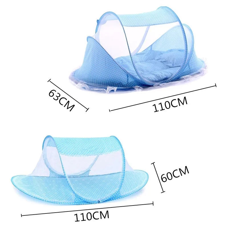 Baby Bedding Crib Netting Portable Foldable Sleeping Net Newborn Mosquito Tent Children Bed Tent Mosquito Net for Baby Crib