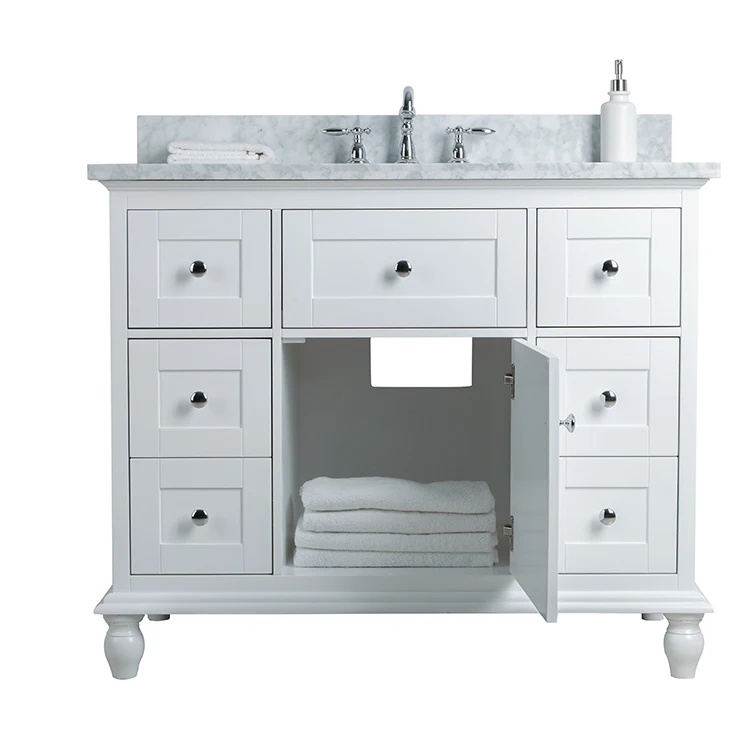 m Solid Surface Vanity Marble Top European Style Bathroom Vanity Solid Wood Frame Cabinet m