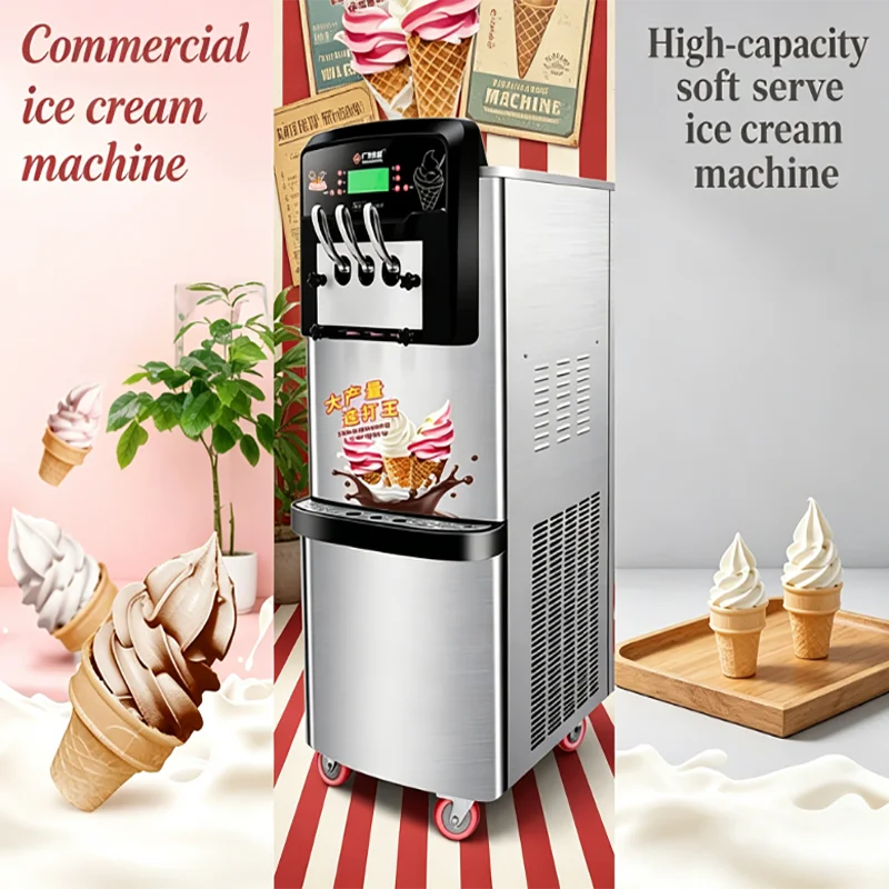Professional Commercial | Energy-Saving | Professional Commercial   High-Production Gelato Soft Serve Ice Cream Machine