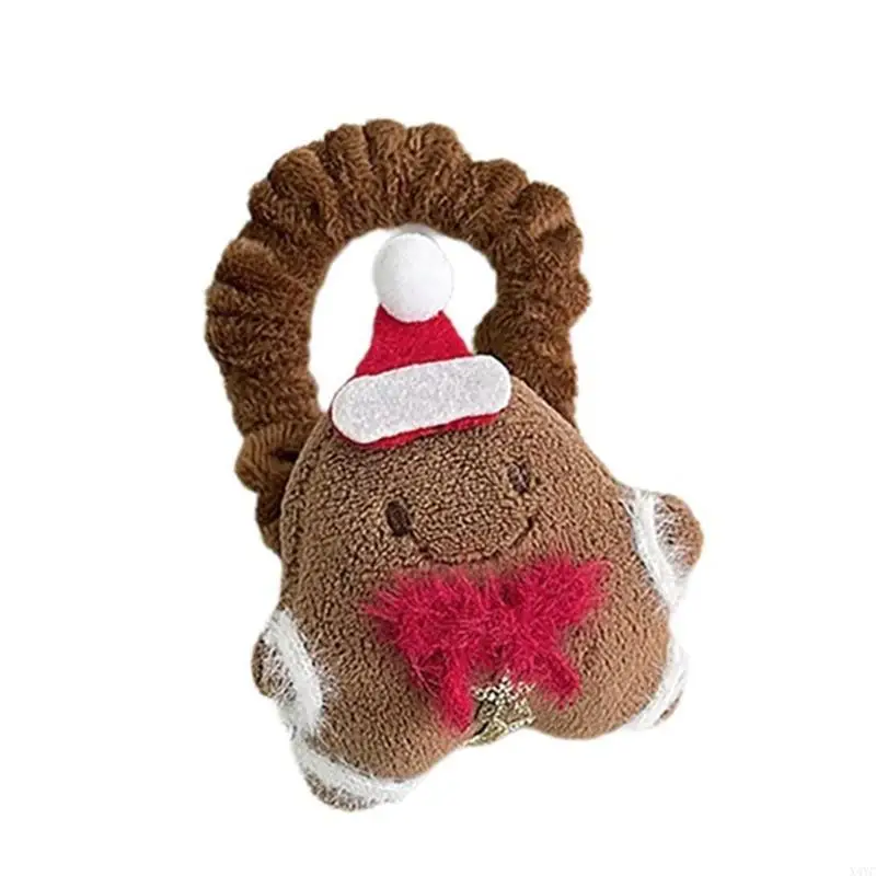 X4YC Christmas Themed Headbands Hair Accesories Comfortable Hairband Polyester Hair Tie Hairpieces For Kids And Adults