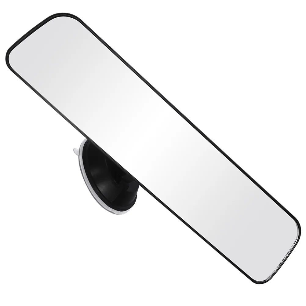 Panoramic Rear view Mirror Universal Wide Angle Rear View Mirror with Suction Installation