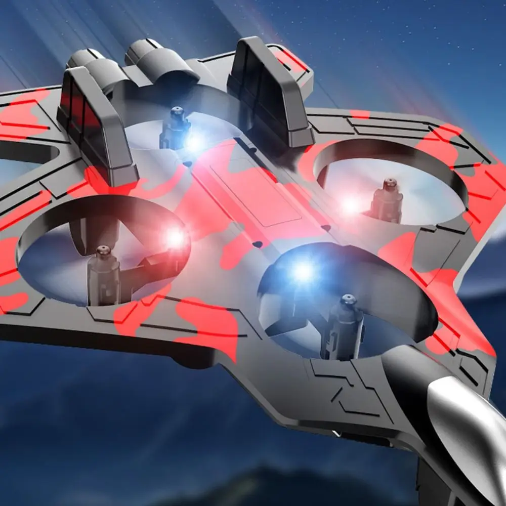 EPP 폼 리모컨 폼 전투기 충전식 중력 감지 네 개의 모터 헬리콥터 장난감 2.4G 스턴트 라이트 포함