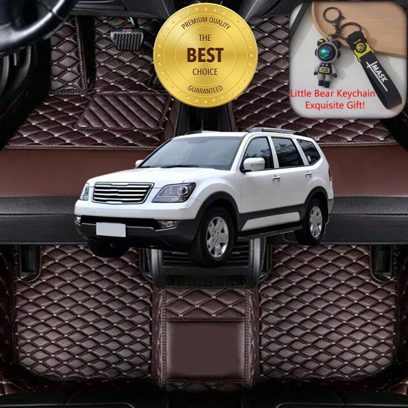 

Customized Fit for Kia Borrego 2008-2024 Car Floor Mats Car Accessories Tailored Luxury Auto Carpet Mats Left/Right-hand Drive