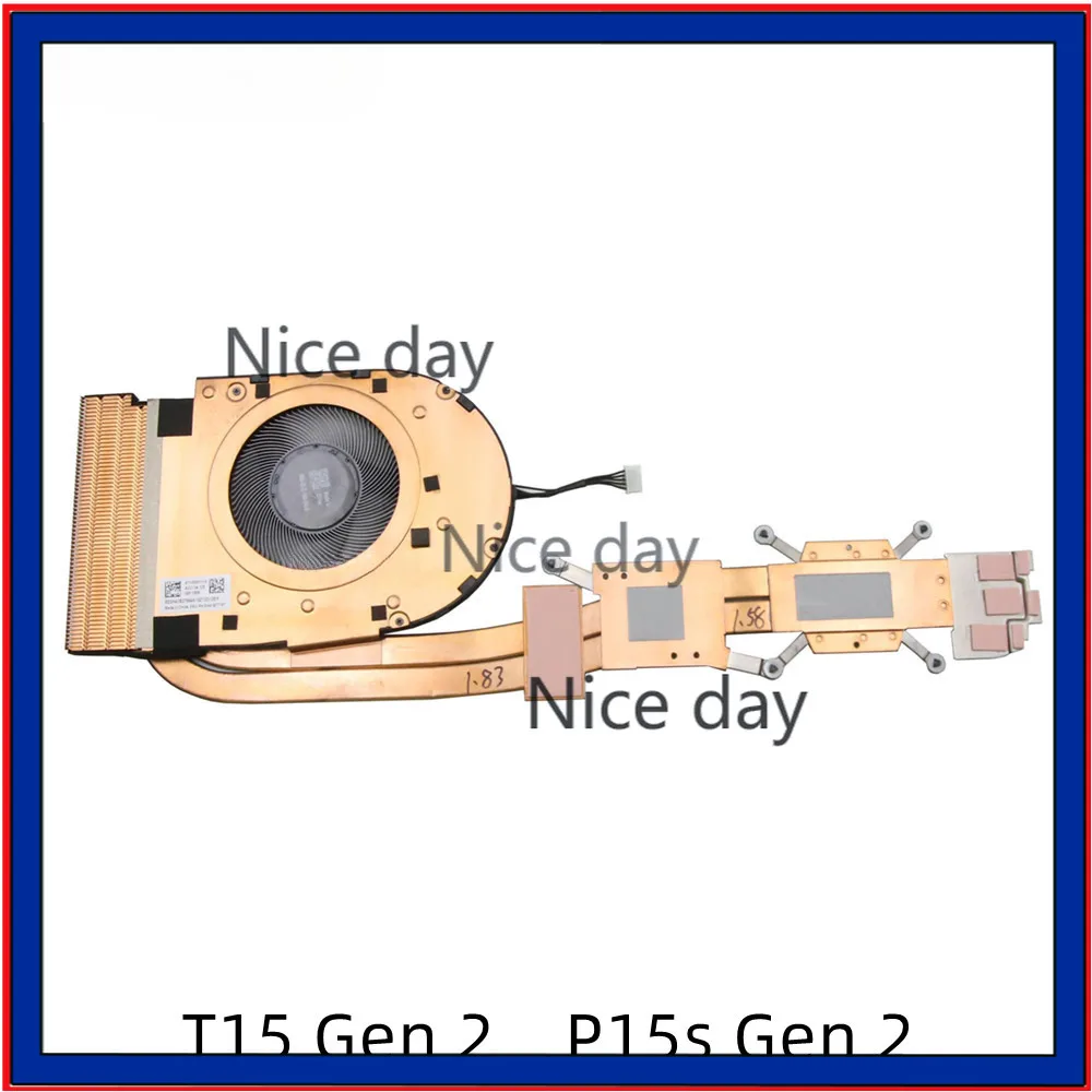 For Lenovo ThinkPad T15 Gen 2 P15s Gen 2 CPU Heatsink Fan 5H41B77167 5H41B77168