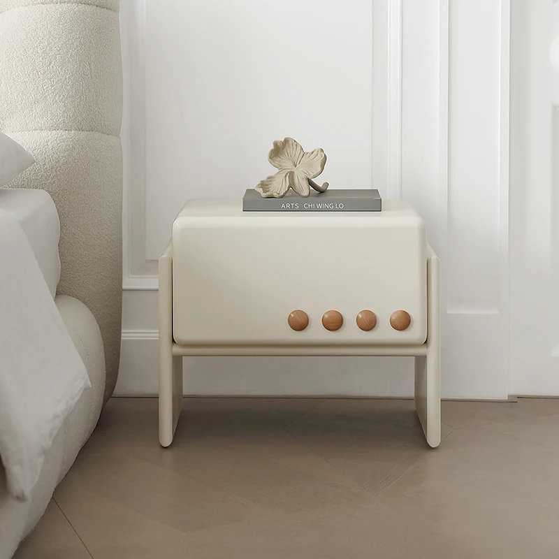 

Aesthetic Cute Night Table Nordic Minimalist Black White Small Hotel Nightstands Bedroom Modern Mesita De Noche Home Furniture