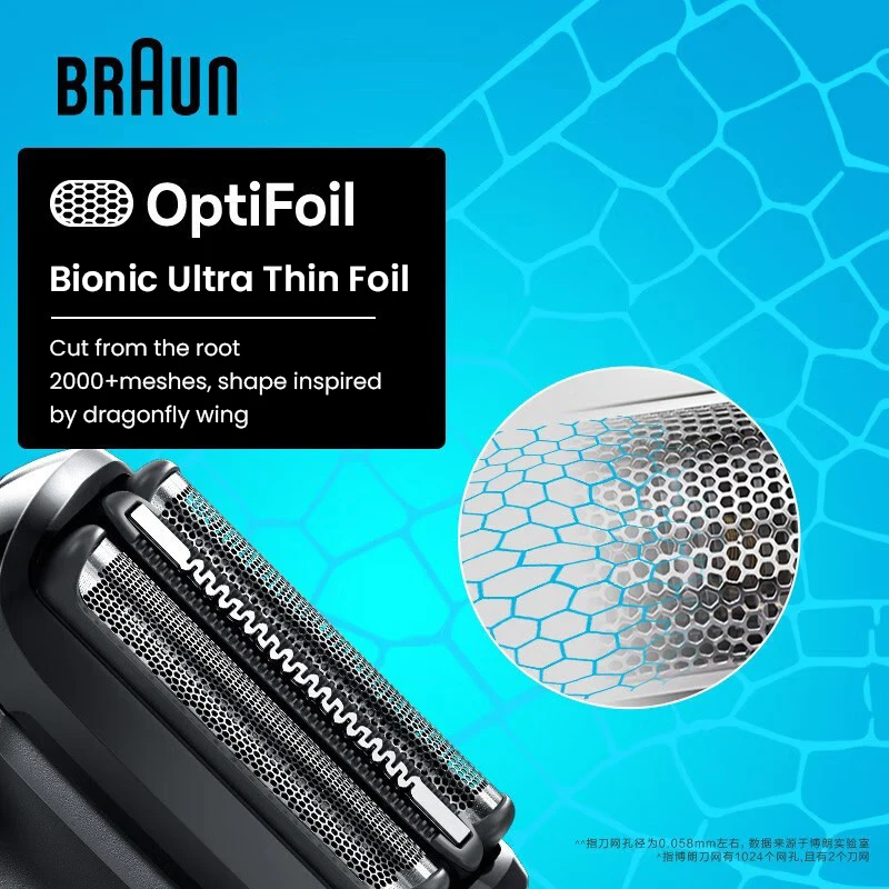 براون 50-B4200cs ماكينة حلاقة كهربائية الرطب والجاف الحلاقة العائمة رئيس شحن سريع شحن إشارة مادة الفولاذ المقاوم للصدأ