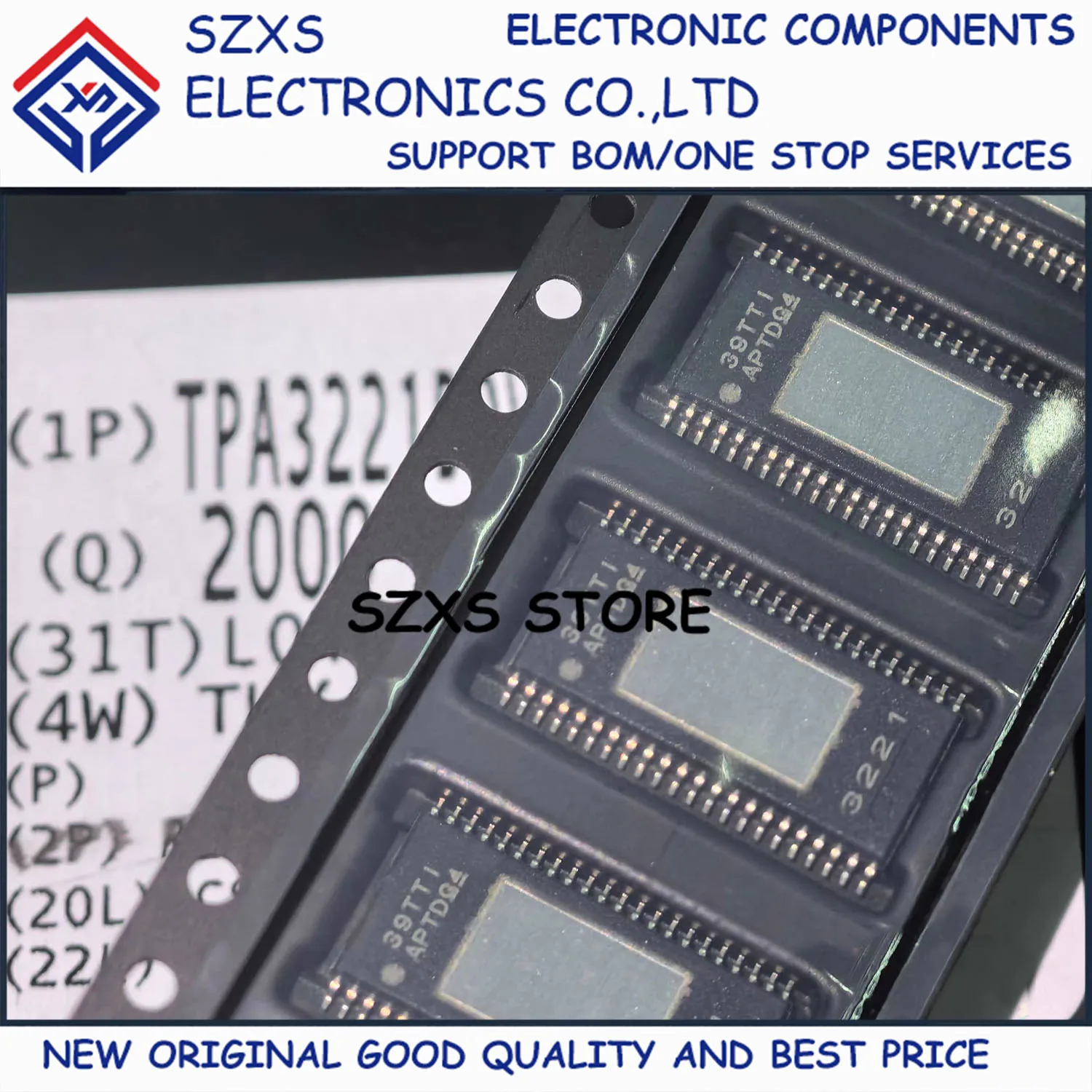 New Original 10Pcs TPA3221DDVR 3221 TPA3221DDV HTSSOP-44 Audio Power Amplifier Chip IC Chip In Stock Good Quality
