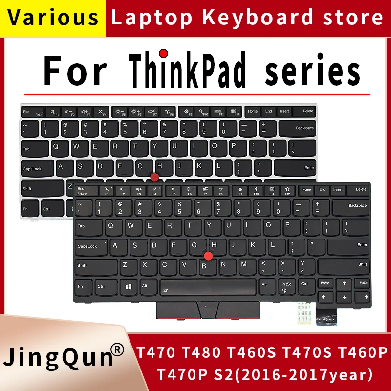 Laptop klawiatura dla Lenovo ThinkPad T470 T480 T460S T470S nowy S2 Notebook rosyjska klawiatura z podświetleniem