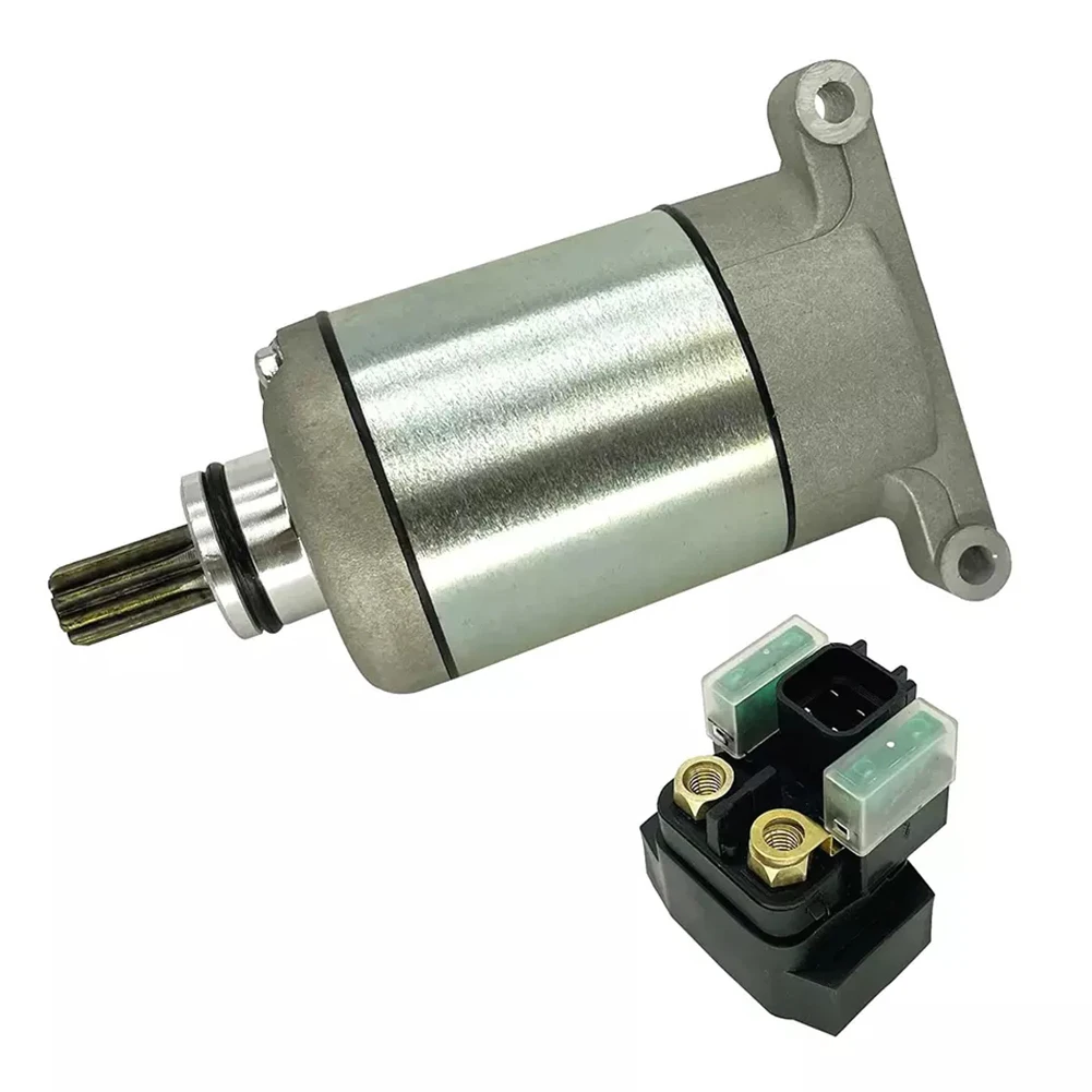 Starter Motor & Relay For Yamaha ATV Grizzly 550 700 Kodiak 700 19500 28P-81890-00-00 28P-81890-01-00 410-58036 SM17