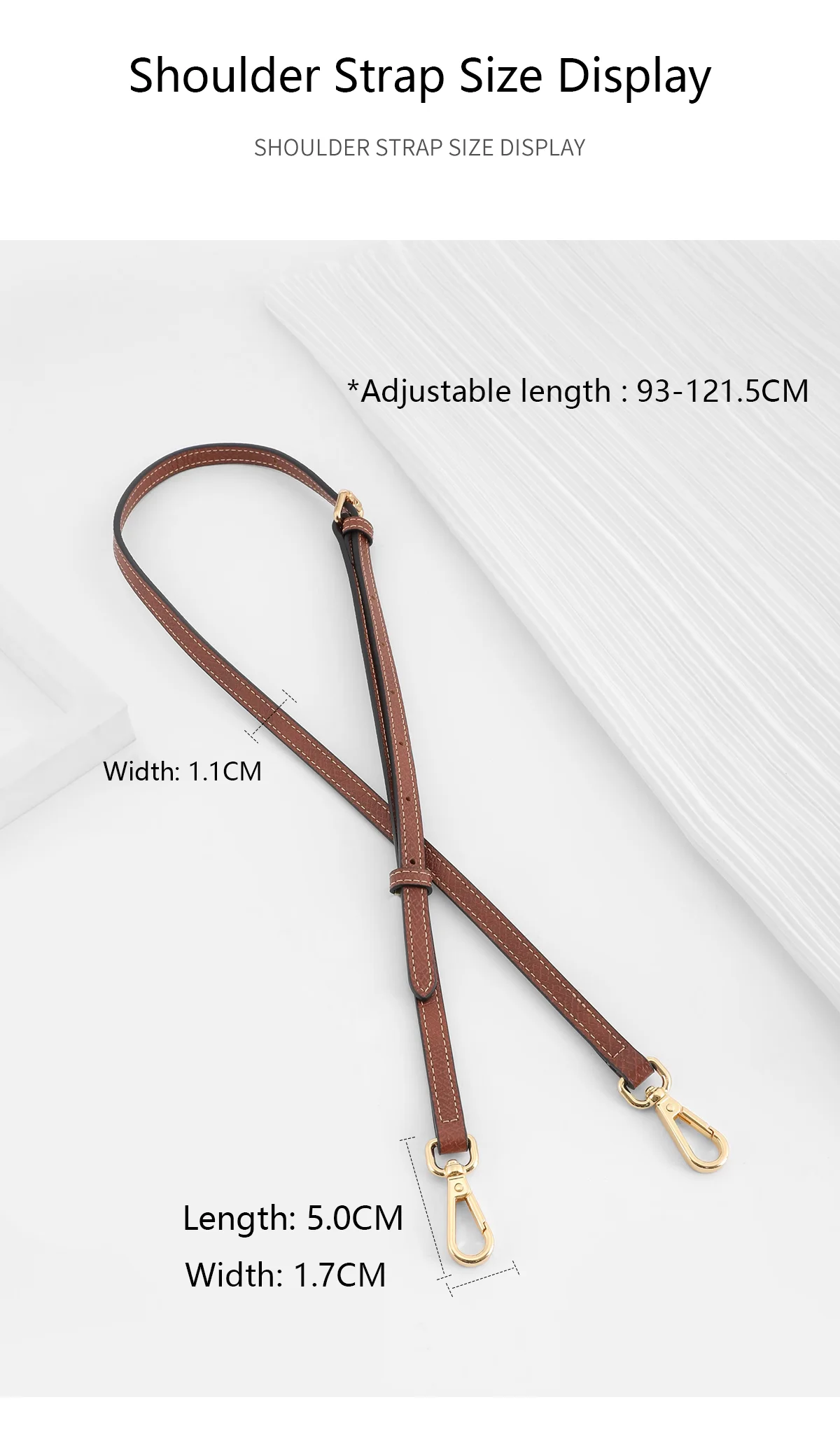 Shoulder Strap For Longchamp Mini Pouch Handbag Slung Bag Shoulder Strap Bag Belt Without Punching Modification Bag Accessories