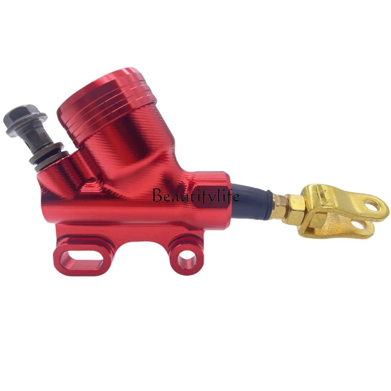 

jj4 Motorcycle Rear Brake Pump Hydraulic Belt Brake Fluid Storage Tank Black Adapt 50cc-150cc Off-Road Motorcycle ATV