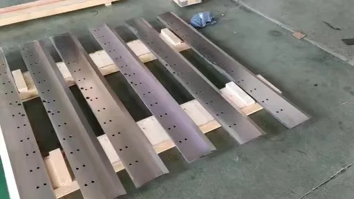 HSS Inlaid Knife Polar Paper Cutting Blade Paper Cutting hine Blades Carbide Guillotine Blades Polar Guillotine Parts