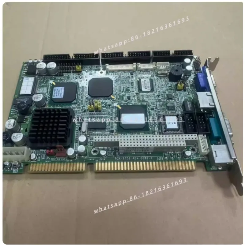 

NEW 1PCS Industrial Control Computer Equipment Motherboard With Network Ports, PCA-6751 REV: B2 Ø 2-1
