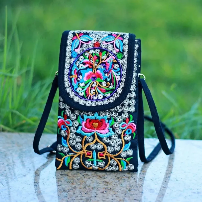 Damska codzienna torba na ramię z wieloma kieszeniami torba Crossbody damska wielofunkcyjna płócienna torebka na telefon damska małe torebki podróżna