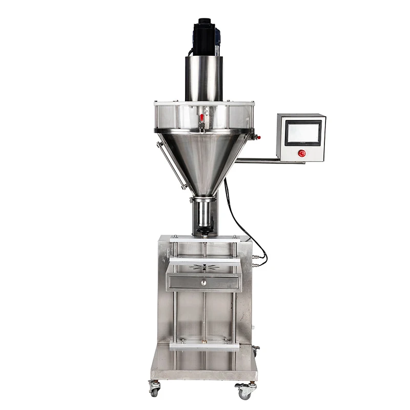 DS-Y Semi Automatic Auger Powder Filling Machine 5-5000g for Coffee Flour Maccha Chocolate Filling