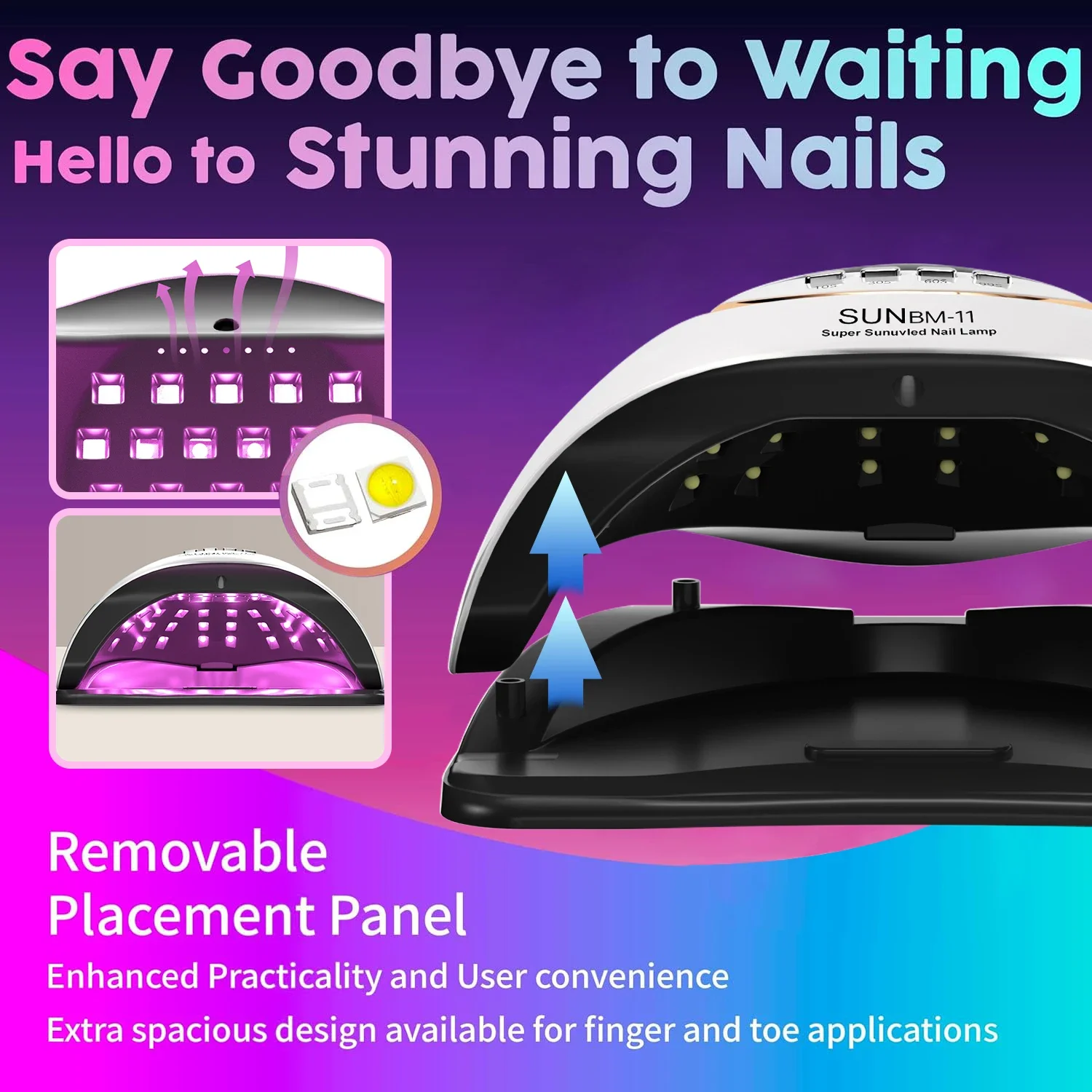 66Leds Nageldrooglamp Voor Manicure Sneldrogende Professionele Led UV-Drooglamp Met Automatische Sensor Nagelsalon Apparatuur