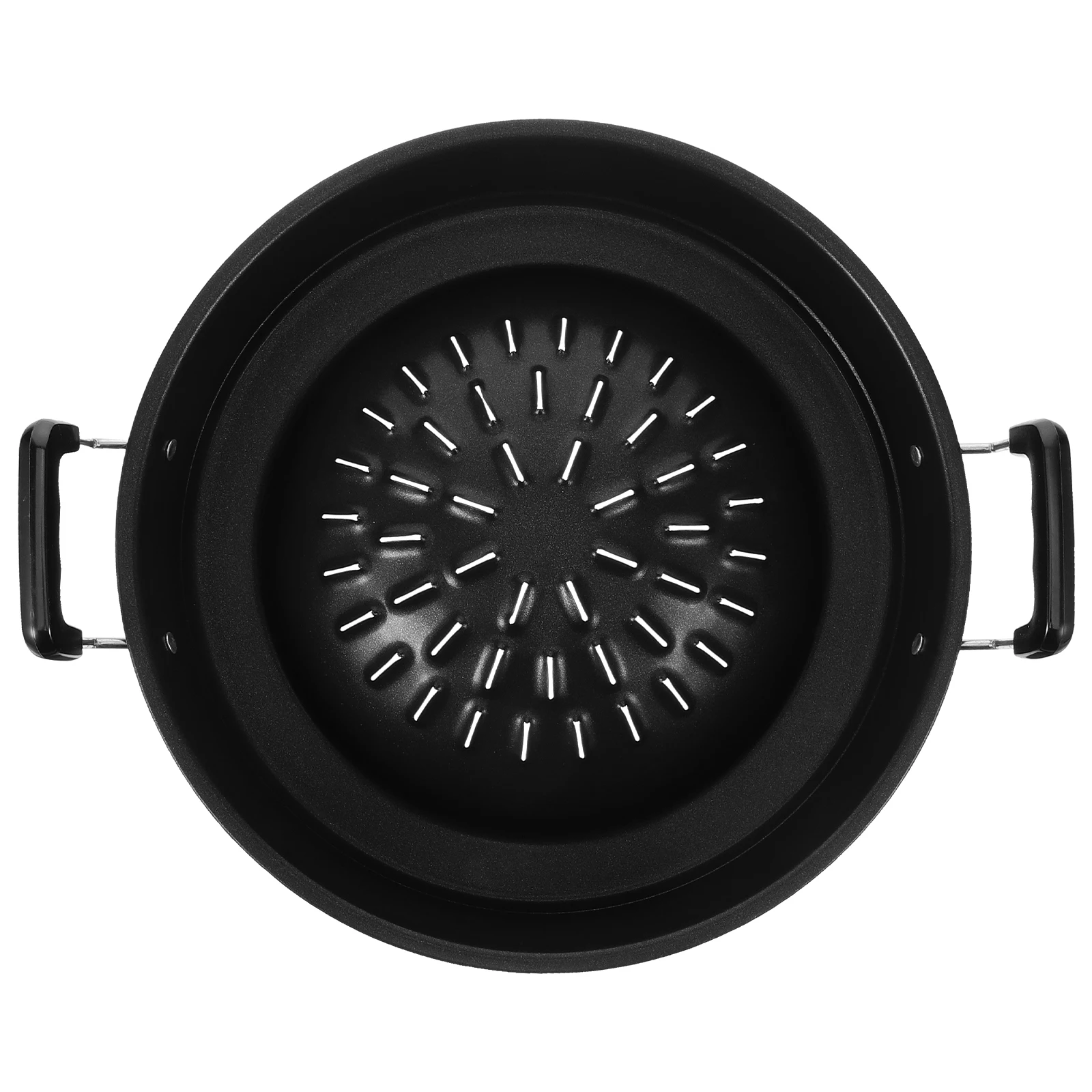 

Stainless Steel BBQ Pan Korean Grill Tray for Picnic Party Gathering Charcoal Portable Large Cooking Surface Easy Clean Home Use